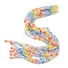 Electroplate Glass Beads Strands EGLA-D300-06-6mm-26-1