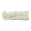 Nylon Pom Pom Ball Lace Ribbon OCOR-WH0097-58K-1