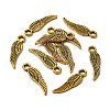 Tibetan Style Alloy Wing Charms TIBEP-3344-AG-RS-3
