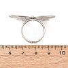 304 Stainless Steel Cuff Open Rings SA-CBA521B-02P-3