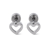 304 Stainless Steel Stud Earrings for Women EJEW-E603-05E-P-1