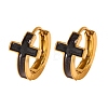 304 Stainless Steel Hoop Earrings EJEW-D357-02G-1