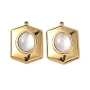 Natural Freshwater Shell Pendants STAS-G397-19G-01-1