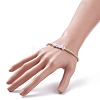 7Pcs 7 Style Synthetic Hematite Stretch Bracelets Set with Acrylic Letter Beads BJEW-JB08132-3
