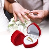 1Pc Valentine's Day Cherry Shaped Velvet Ring Gift Boxes VBOX-YW0001-01-6