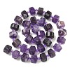 Natural Amethyst Beads Strands G-G453-G05-7x12mm-3