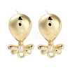 Alloy Pearl Stud Earring Findings FIND-U006-06G-1