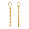 Chain Tassel 304 Stainless Steel Hoop Earrings SU3724-5