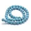 Synthetic Turquoise Beads Strands LS-G-P387-01-6mm-2