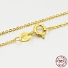 925 Sterling Silver Cable Chain Necklaces STER-M086-06A-3