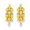 Alloy Enamel Connector Charms TIBE-N016-09AS-01-1