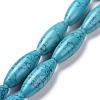 Synthetic Turquoise Beads Strands G-P469-07-1