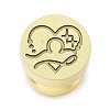 Constellation Golden Tone Wax Seal Brass Stamp Heads STAM-P002-02G-11-1