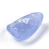 Natural Blue Chalcedony Cabochons G-O174-14-3