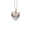 Dad Always in My Heart Wing Urn Pendant Necklace STAS-WH0022-56B-1