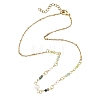 304 Stainless Steel with Natural Mixed Gemstone Pendant Necklaces NJEW-JN06653-03-2