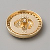 Alloy Enamel Buttons BUTT-WH0029-12C-01KCG-2