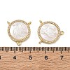 Brass Micro Pave Clear Cubic Zirconia Chandelier Component Links CU-CBA5585-03G-01-3