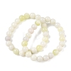 Natural Jade Round Beaded Stretch Bracelets GG-CBA12F1-02A-13-4