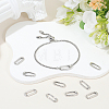 Brass Spring Gate Rings KK-WH0816-056P-4