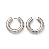 202 Stainless Steel Polishing Hoop Earrings EJEW-M106-02P-04-4