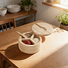 Bamboo Storage Containers with Lid LS-AJEW-WH0609-793-4