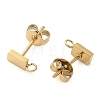 304 Stainless Steel Stud Earring Findings STAS-Q345-41G-2