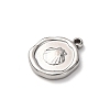 304 Stainless Steel Pendants STAS-I348-02P-04-2
