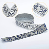 Ethnic Style Embroidery Polycotton Ribbons OCOR-WH0066-87-4