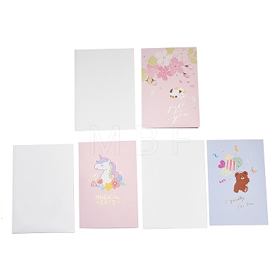 Rectangle 3D Pop-Up Bouquet Paper Greeting Card TH-K001-02A-1