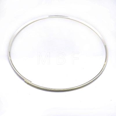 Brass Choker Collar Necklace Making BJEW-F132-02-1