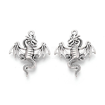 Tibetan Style Alloy Pendants TIBEP-T054-08AS-1