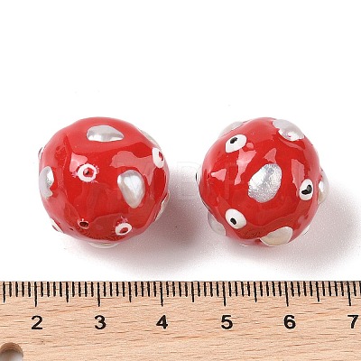 Natural Cultured Freshwater Pearl Enamel Beads PEAR-G014-03B-1