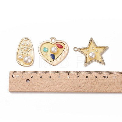 Epoxy Resin Pendants RESI-X0001-40-1