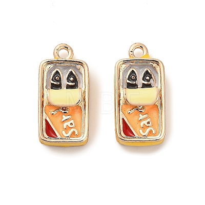 Alloy Enamel Pendants PALLOY-R155-01G-05-1