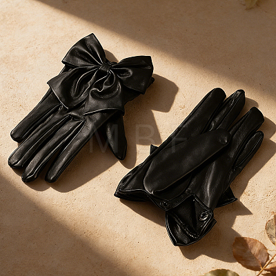 1 Pair PU Leather Gloves DIY-CL0001-92-1