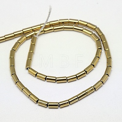 Electroplate Non-magnetic Synthetic Hematite Beads Strands G-J162-C-M-1