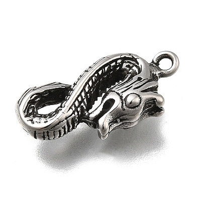 Retro 304 Stainless Steel Pendants STAS-L284-16AS-03-1