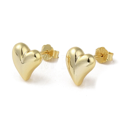 925 Sterling Silver Stud Earrings for Women EJEW-E307-11G-1