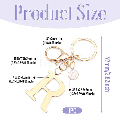 Stainless Steel Keychains KEYC-TAC0035-004R-G-1