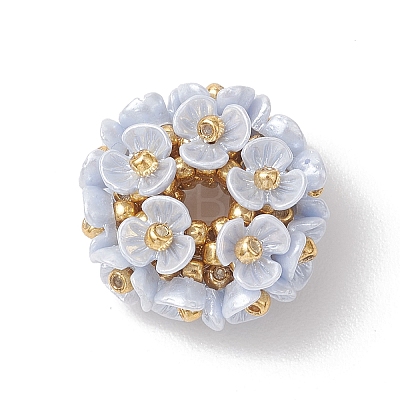 Resin Imitation Pearl Beads PALLOY-MZ01261-02-1