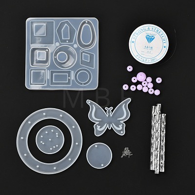 DIY Butterfly Wind Chime Making Kits DIY-P028-18-1