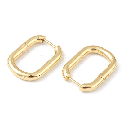 Brass Huggie Hoop Earrings EJEW-L234-027A-G-1
