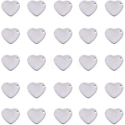 Handmade Gifts Ideas for Valentines Day 304 Stainless Steel Stamping Blank Tag Pendants STAS-PH0010-20-1