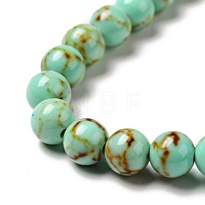 Synthetic Turquoise Beads Strands TURQ-H038-6mm-XXS10-1