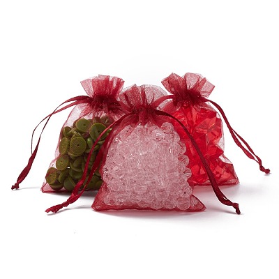 Organza Gift Bags with Drawstring X-OP-R016-7x9cm-03-1