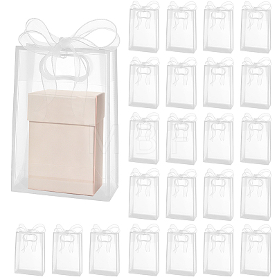 24Pcs PP Plastic Gift Tote Bags ABAG-GA0001-39-1