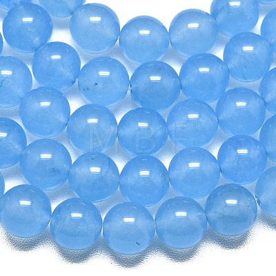 Natural Malaysia Jade Beads Strands G-L645-C01-10mm-21-1