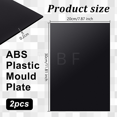 ABS Plastic Board DIY-WH0496-32C-1