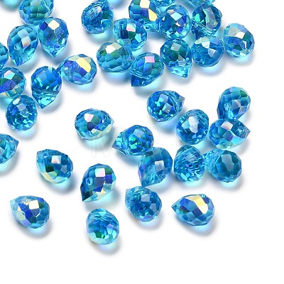 Transparent Glass Pendants GLAA-P070-A14-1